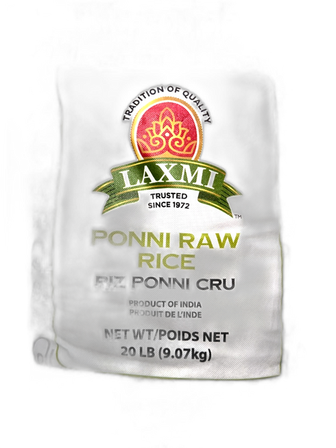LAXMI PONNI RAW RICE 20LB