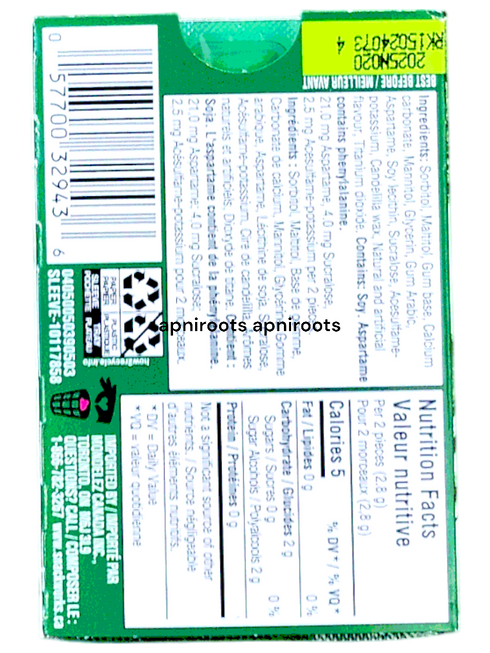 dentyne-spearmint