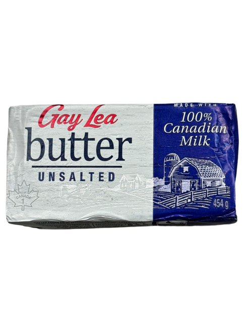 GAY LEA- BUTTER UNSALTED- 454G