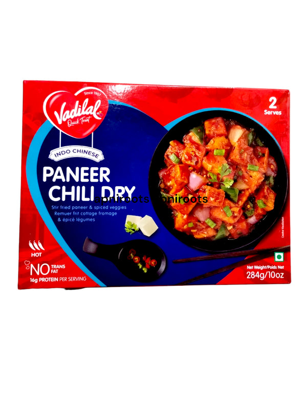 VADILAL - INDO CHINESE PANEER CHILI DRY - 284GM