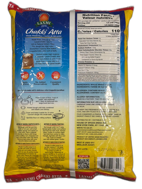 LAXMI CHAKKI ATTA 20 LB