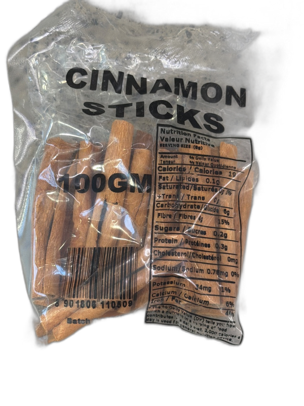 NIKITA CINNAMON STICKS 100GM
