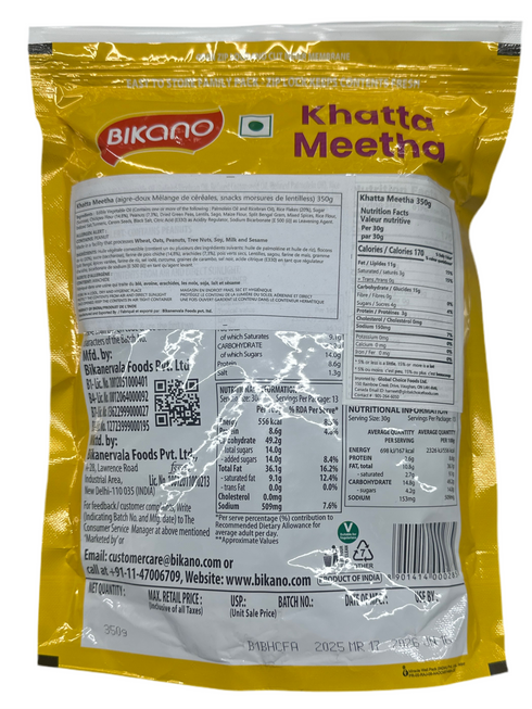 BIKANO KHATTA MEETHA-350GM
