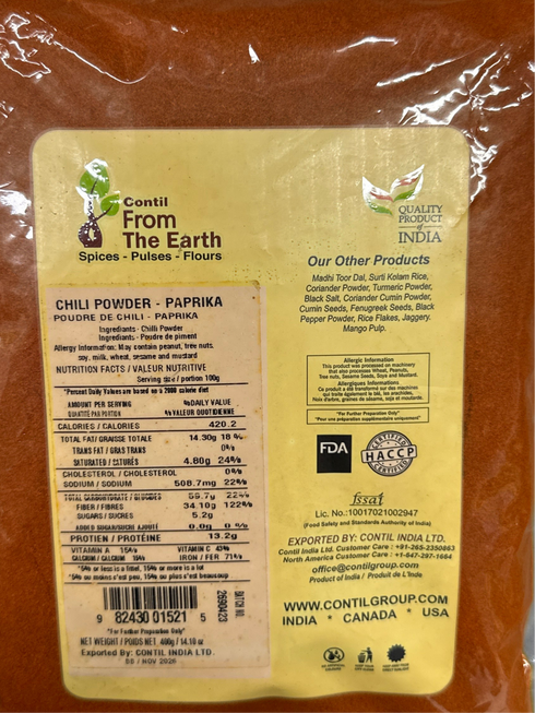Paprika powder