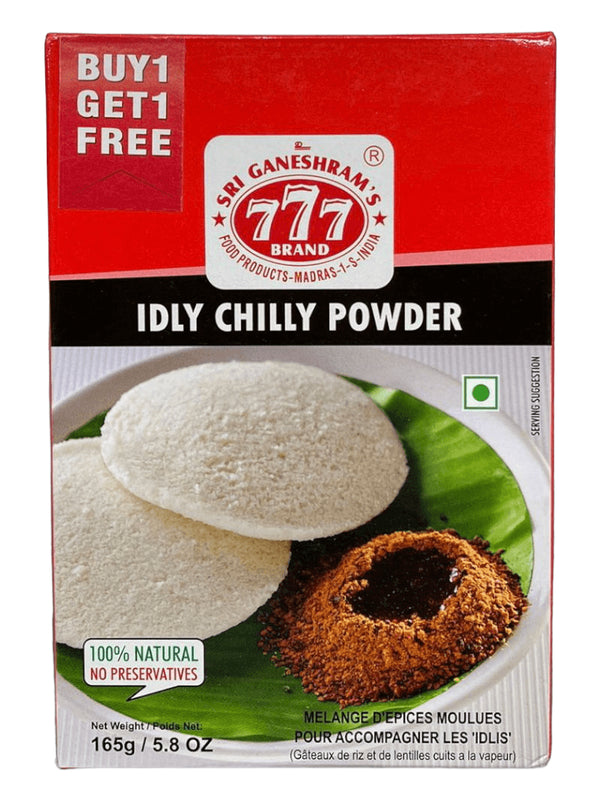 777 IDLY CHILLY PWDR-165G - apniroots Grocery