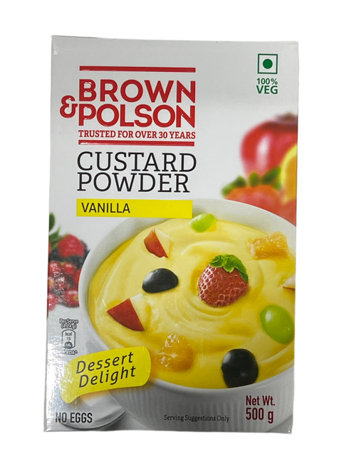 BROWN & POLSON - CUSTARD POWDER ( VANILLA ) - 500GM