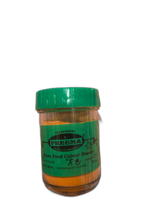 PREEMA GREEN FOOD COLOR 25G