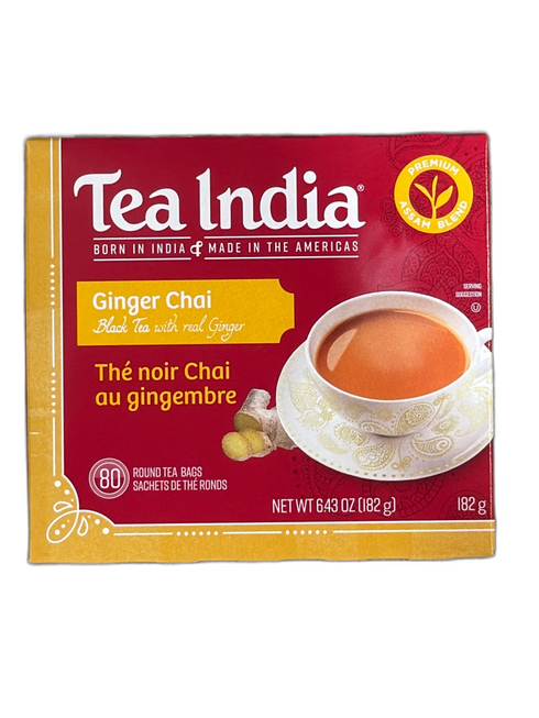 TEA INDIA GINGER CHAI 182GM