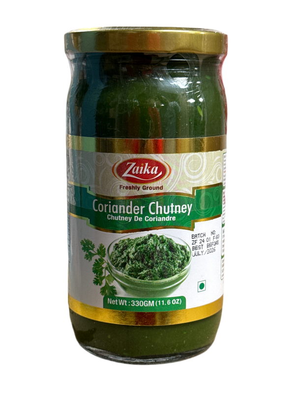 ZAIKA - CORIANDER CHUTNEY - 330GM