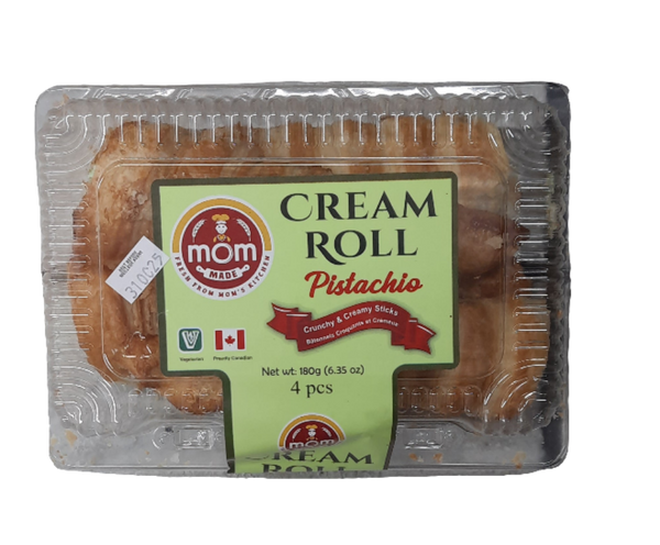 MOM MADE - CREAM ROLL PISTACHIO - 180GM
