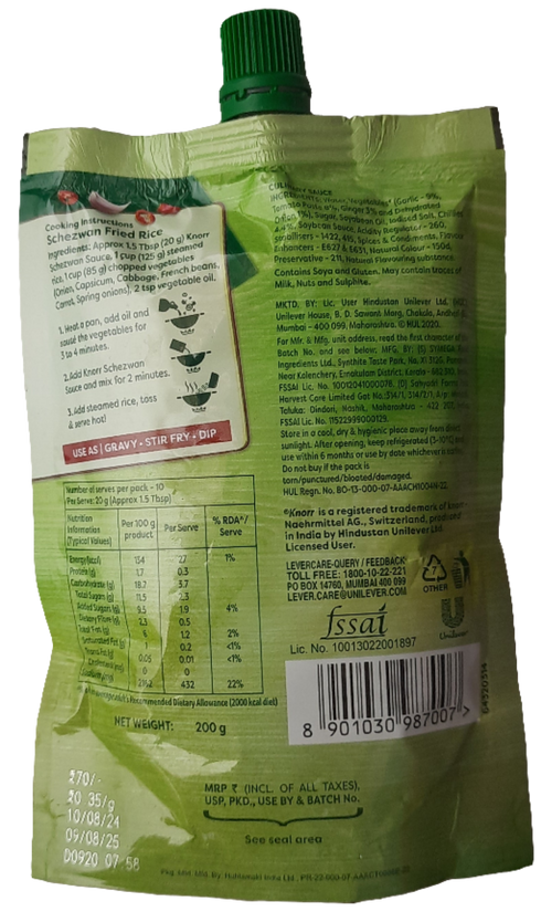 KNORR - SCHEZWAN SAUCE - 20GM