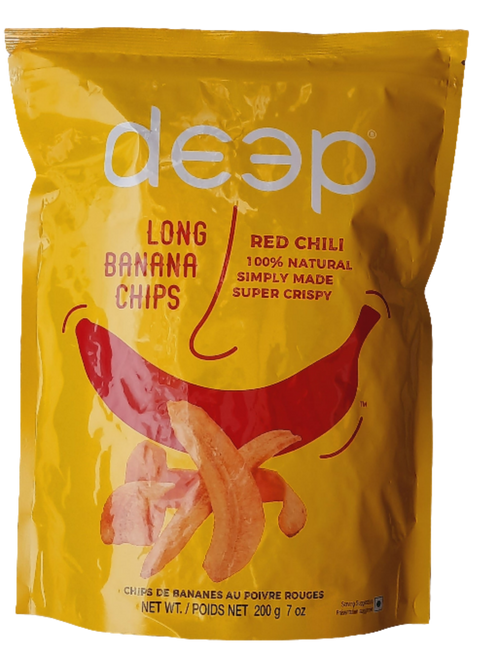 DEEP - LONG BANANA CHIPS RED CHILI - 200GM