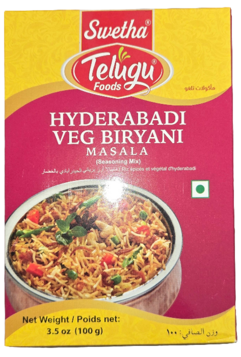 TELUGU- HYDERABADI VEG BIRYANI MASALA-80GM