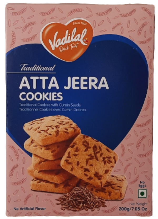 VADILAL - ATTA JEERA COOKIES - 200GM