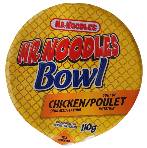MR.NOODLES BOWL - CHICKEN - 110GM