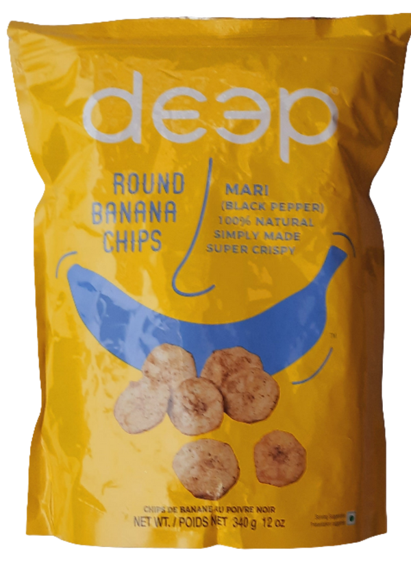 DEEP - ROUND BANANA CHIPS MARI - 340GM