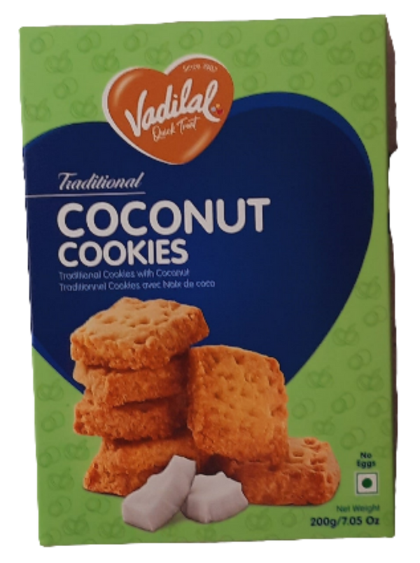 VADILAL - COCONUT COOKIES - 200GM