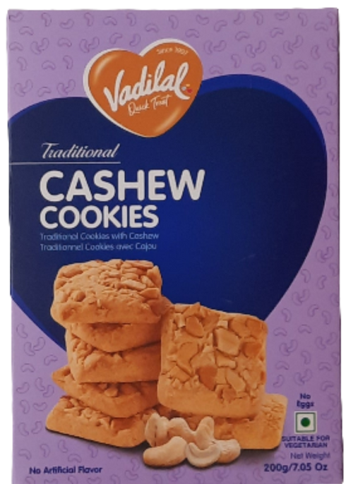 VADILAL - CASHEW COOKIES - 200GM