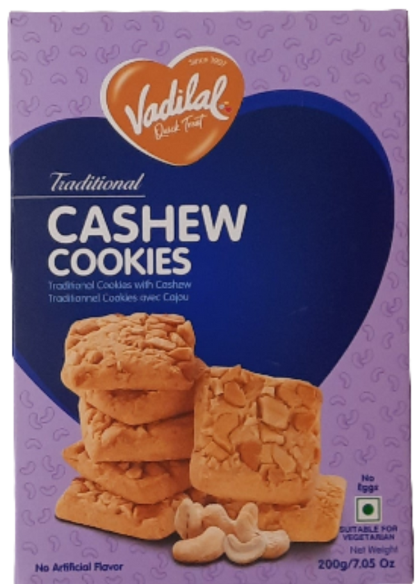 VADILAL - CASHEW COOKIES - 200GM
