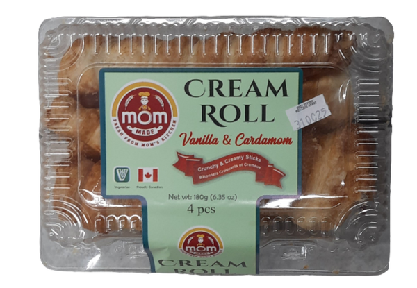MOM MADE - CREAM ROLL VANILLA AND CARDAMOM - 180GM