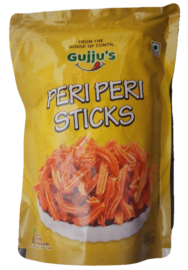 GUJJU'S - PERI PERI STICKS - 200GM