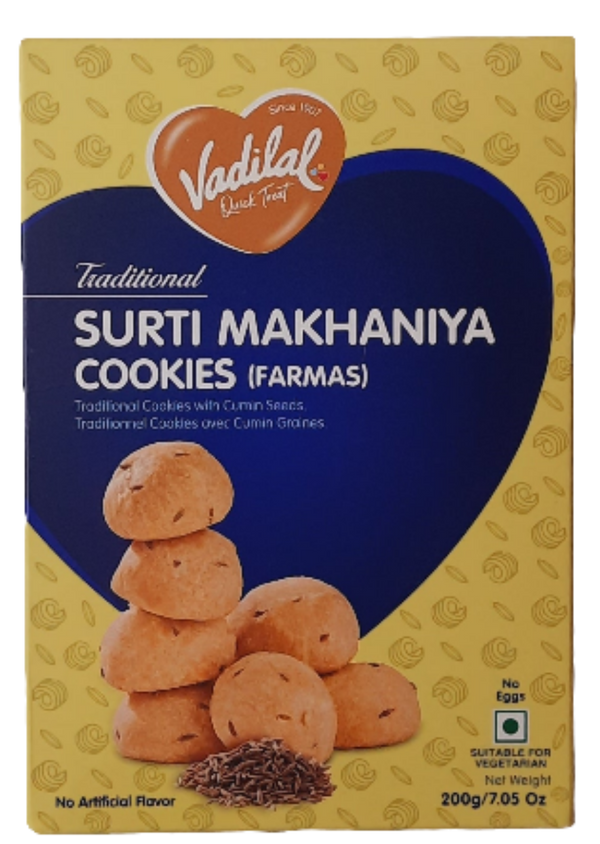 VADILAL - SURTI MAKHANIYA COOKIES - 200GM