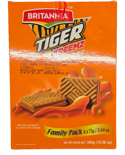 BRITANNIA- TIGER KREEMZ ORANGE - 300GM
