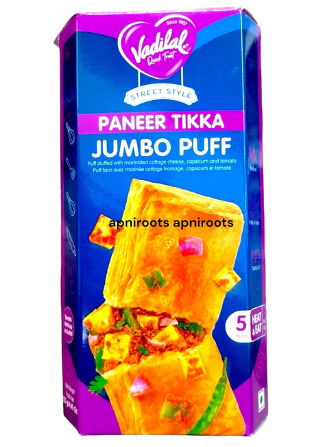 VADILAL - JUMBO PUFF PANEER TIKKA - 125GM