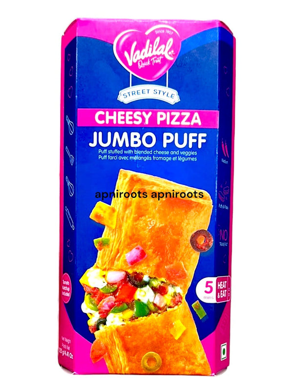 Vadilal-Jumbo Puff Cheesy Pizza -125gm