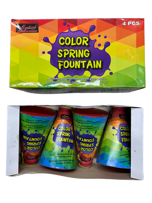 Fireworks Fountain colorful 4pcs