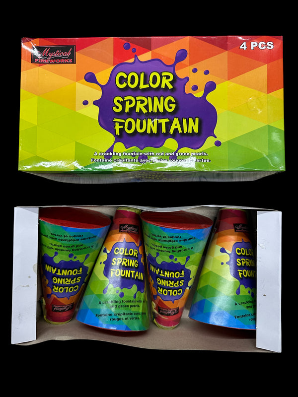 Fireworks Fountain colorful 4pcs
