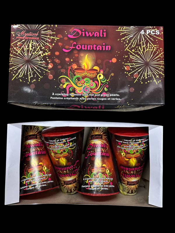 Fireworks Fountain Red 4pcs