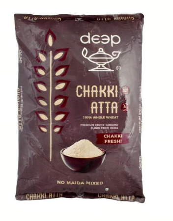 DEEP - PREMIUM CHAKKI ATTA 100PERCENT WHOLE WHEAT FLOUR - 20LB- code888