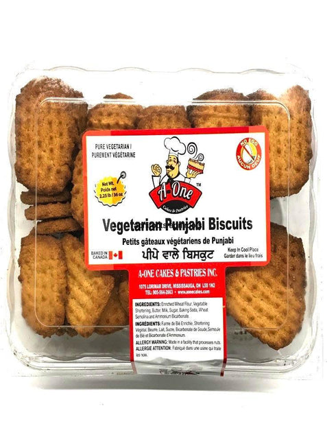 A-ONE VEG PUNJ COOKIES 2.25LB - apniroots Grocery