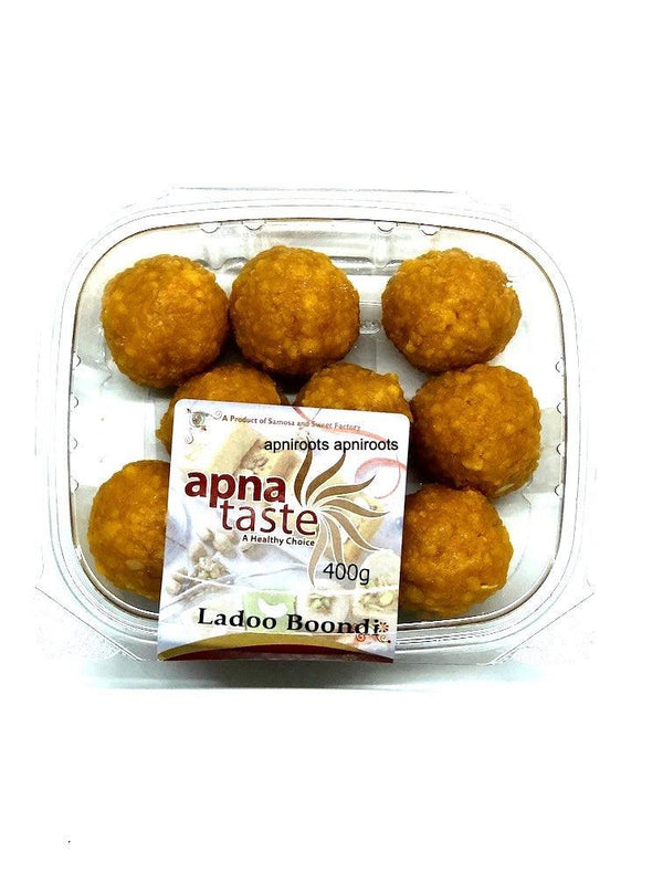 APNA TASTE LADOO BOONDI 400G - apniroots Grocery