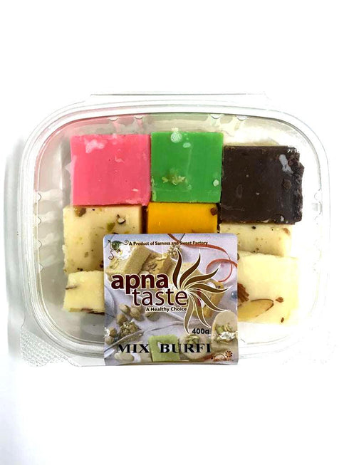 Apna Taste Mix Burfi 400gm - apniroots Grocery