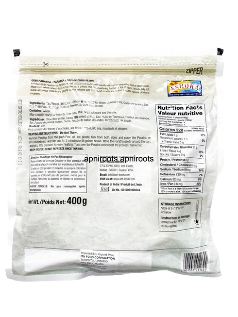 ASHOKA ALOO PALAK PRATHA - apniroots Grocery