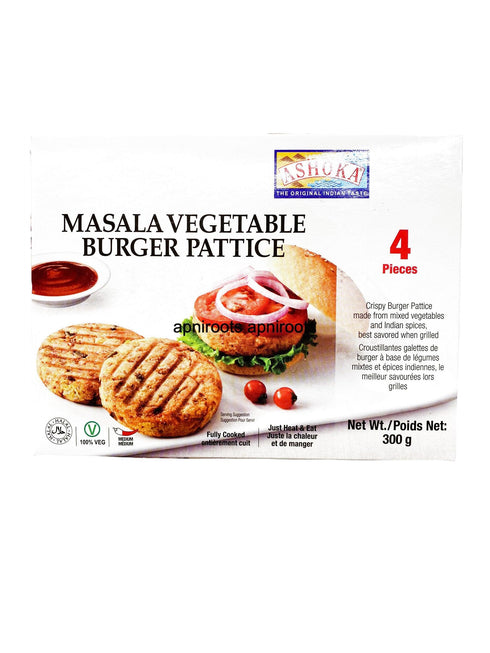 ASHOKA MASALA VEG BURGER - apniroots Grocery