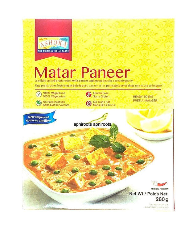 ASHOKA MATAR PANEER 280G - apniroots Grocery