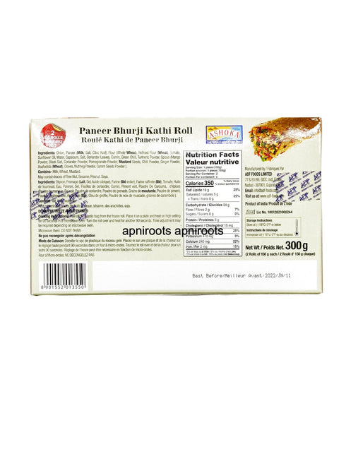 ASHOKA PANEERBHURJI KA ROLL300 - apniroots Grocery