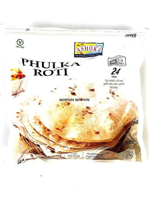 ASHOKA PHULKA ROTI 24PC - LARGE PACK - apniroots Grocery