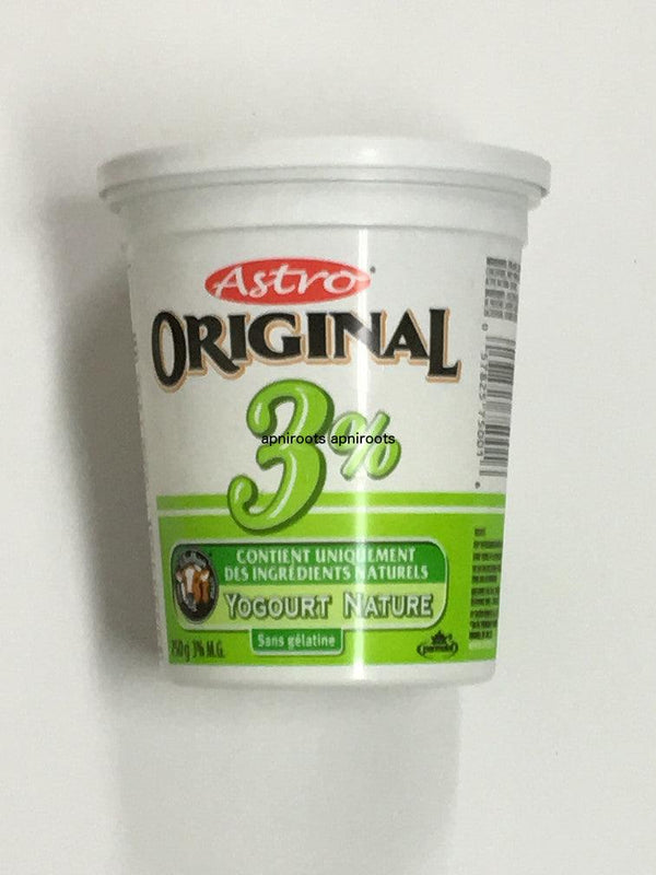 Astro - Plain Yogurt 3 Percent - 750gm - apniroots Grocery