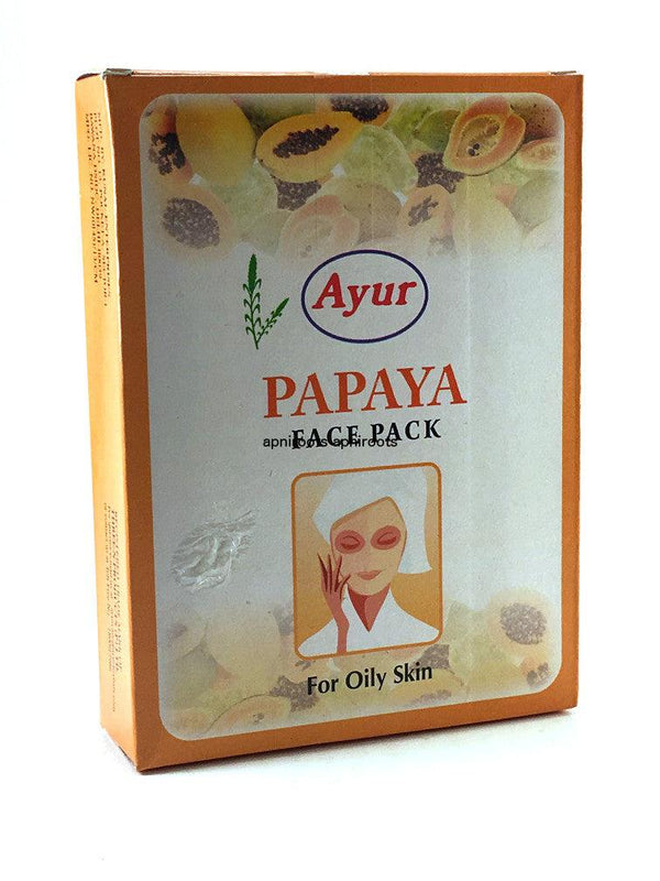 Ayur - Papaya Face Pack - 100gm - apniroots Grocery