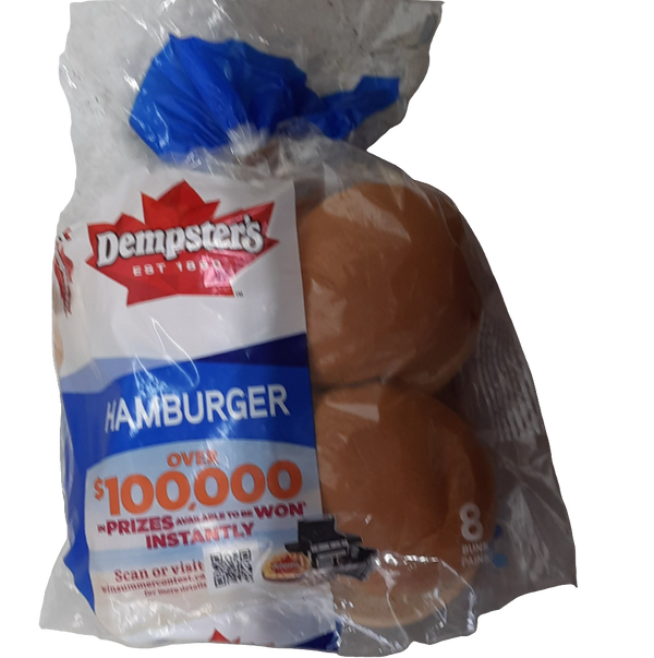 DEMPSTER'S - HAMBURGER- 8 BUNS- code888