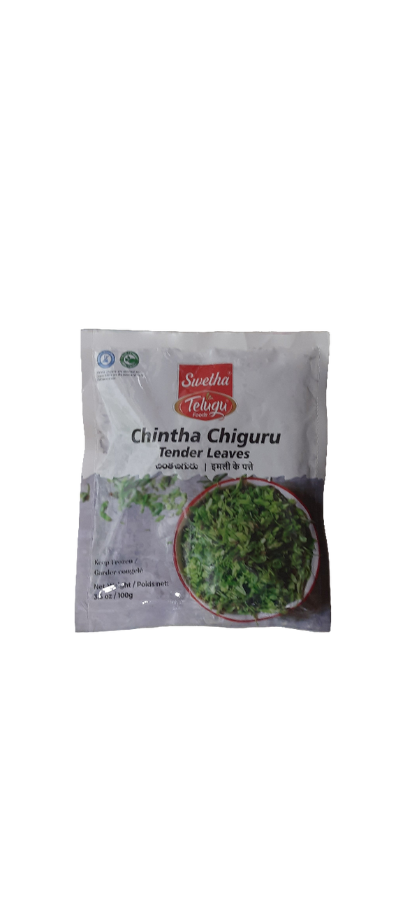 TELUGU FOODS - CHINTHA CHIGURU TENDER LEAVES - 100GM