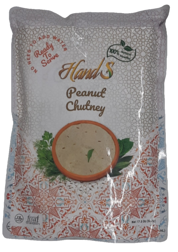 HANDS - PEANUT CHUTNEY ORIGINAL - 500G