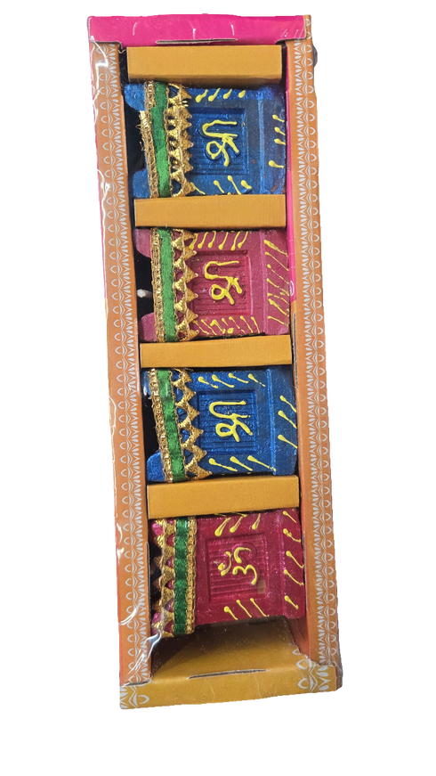 TULSI WAX DIYA - 4PC