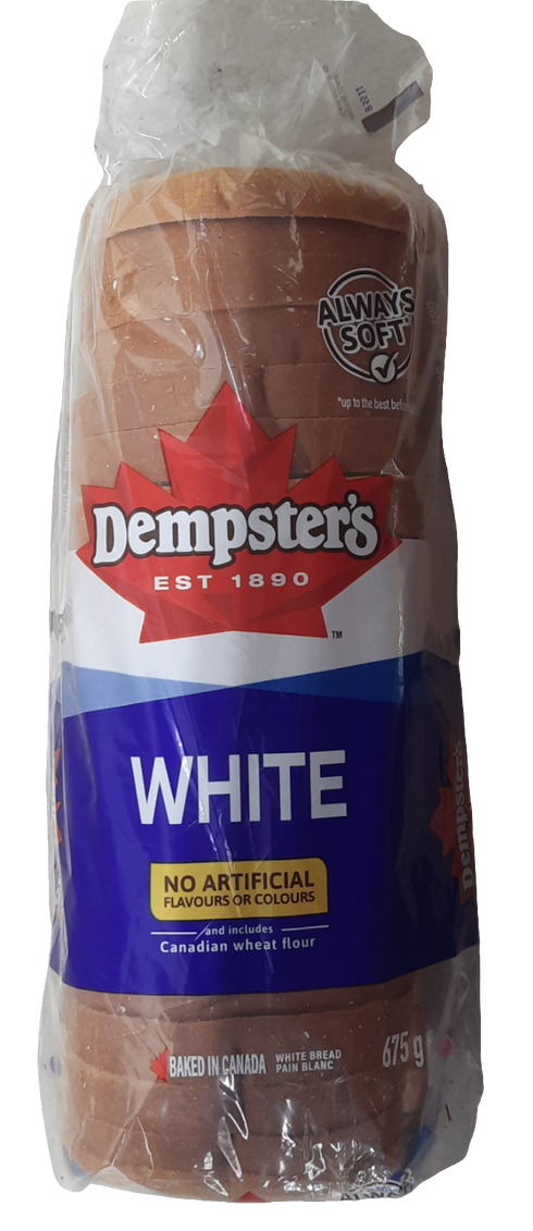 (Copy) DEMPSTER'S - WHITE BREAD - 675GM- code888