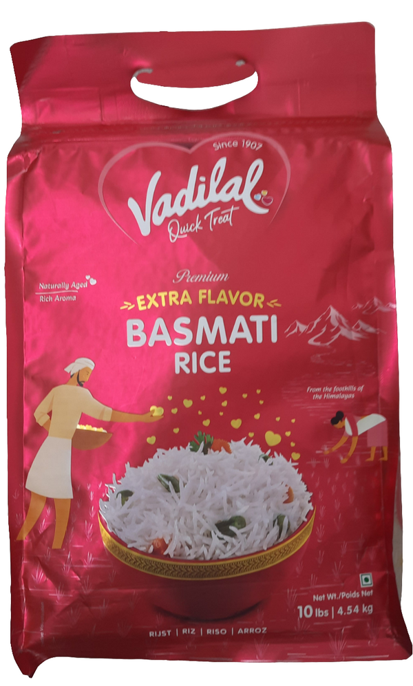VADILAL - EXTRA FLAVOR BASMATI RICE - 10LB- code888