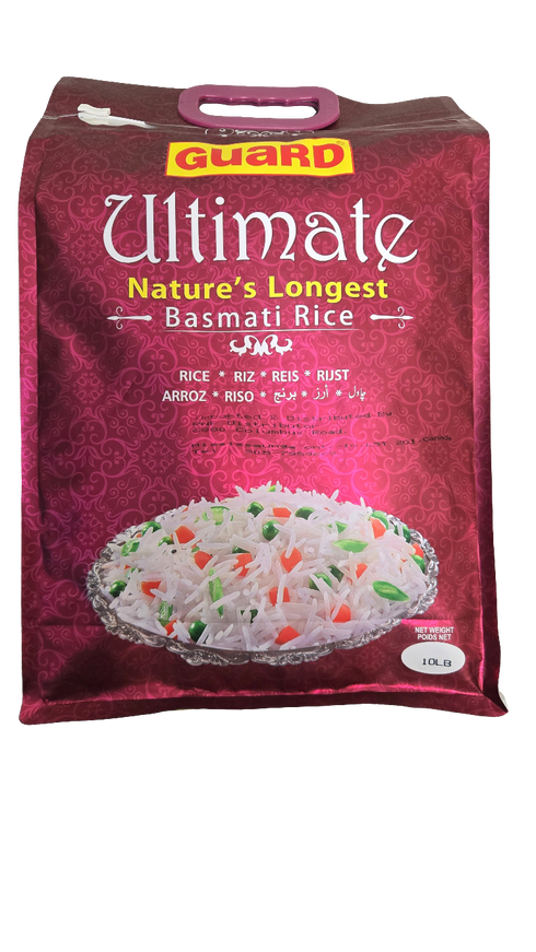 GUARD - ULTIMATE BASMATI RICE - 10LB- code888